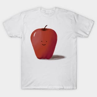 Happy Little Apple Illustration T-Shirt